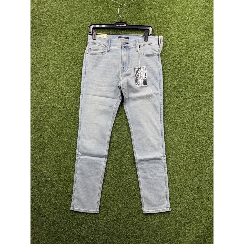 Abercrombie & Fitch Jeans Mens 30x30 Super Skinny Light Wash Denim Casual NWT